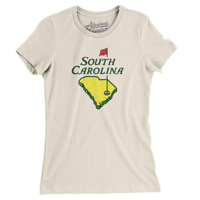 South Carolina Golf Women's T-Shirt-Natural-Allegiant Goods Co. Vintage Sports Apparel