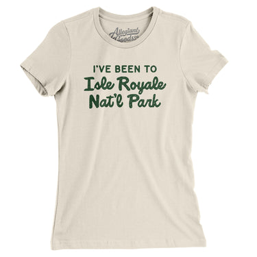 I've Been To Isle Royale National Park Women's T-Shirt-Allegiant Goods Co. Vintage Sports Apparel