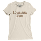 Louisiana Beer Women's T-Shirt-Natural-Allegiant Goods Co. Vintage Sports Apparel