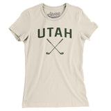 Utah Golf Women's T-Shirt-Natural-Allegiant Goods Co. Vintage Sports Apparel