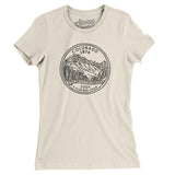 Colorado State Quarter Women's T-Shirt-Natural-Allegiant Goods Co. Vintage Sports Apparel