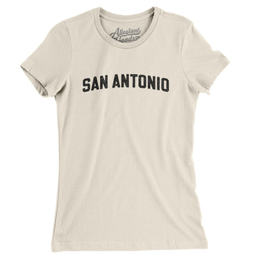 San Antonio Varsity Women's T-Shirt-Allegiant Goods Co. Vintage Sports Apparel