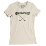 New Hampshire Golf Women's T-Shirt-Natural-Allegiant Goods Co. Vintage Sports Apparel