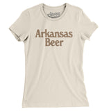 Arkansas Beer Women's T-Shirt-Natural-Allegiant Goods Co. Vintage Sports Apparel
