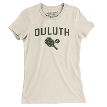 Duluth Pickleball Women's T-Shirt-Natural-Allegiant Goods Co. Vintage Sports Apparel