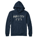 Park City Cycling Hoodie-Navy Blue-Allegiant Goods Co. Vintage Sports Apparel