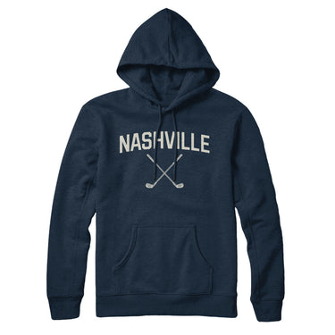 Nashville Golf Hoodie-Navy Blue-Allegiant Goods Co. Vintage Sports Apparel