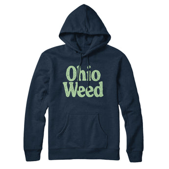 Ohio Weed Hoodie-Allegiant Goods Co. Vintage Sports Apparel