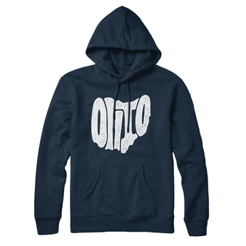 Ohio State Shape Text Hoodie-Allegiant Goods Co. Vintage Sports Apparel