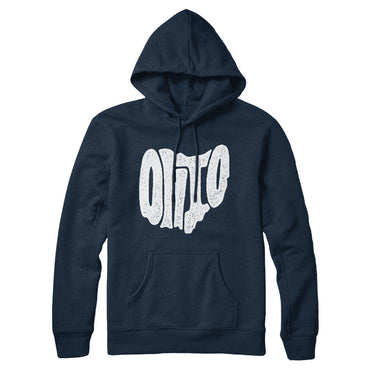 Ohio State Shape Text Hoodie-Allegiant Goods Co. Vintage Sports Apparel