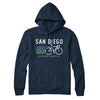 San Diego Cycling Hoodie-Navy Blue-Allegiant Goods Co. Vintage Sports Apparel