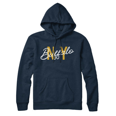 Buffalo Ny Overprinted Hoodie-Allegiant Goods Co. Vintage Sports Apparel