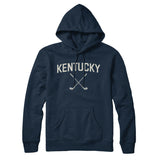Kentucky Golf Hoodie-Navy Blue-Allegiant Goods Co. Vintage Sports Apparel