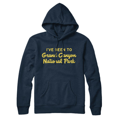 I've Been To Grand Canyon National Park Hoodie-Navy Blue-Allegiant Goods Co. Vintage Sports Apparel