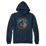 Cooke City Montana Retro Badge Hoodie-Allegiant Goods Co. Vintage Sports Apparel