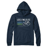Los Angeles Cycling Hoodie-Navy Blue-Allegiant Goods Co. Vintage Sports Apparel