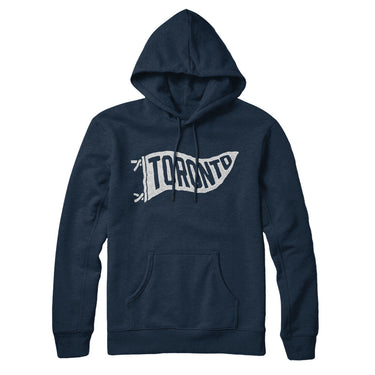 Toronto Pennant Hoodie-Allegiant Goods Co. Vintage Sports Apparel