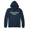 Connecticut Weed Hoodie-Navy Blue-Allegiant Goods Co. Vintage Sports Apparel