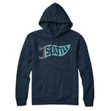 Seattle Pennant Hoodie-Allegiant Goods Co. Vintage Sports Apparel