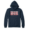 Victory Monday New England Hoodie-Navy Blue-Allegiant Goods Co. Vintage Sports Apparel