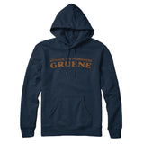 Actually It's Pronounced Gruene Hoodie-Navy Blue-Allegiant Goods Co. Vintage Sports Apparel
