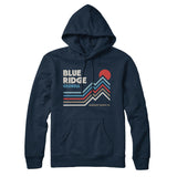 Blue Ridge Georgia Hoodie-Navy Blue-Allegiant Goods Co. Vintage Sports Apparel