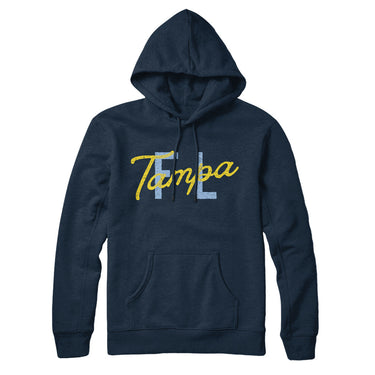 Tampa Fl Overprinted Hoodie-Allegiant Goods Co. Vintage Sports Apparel