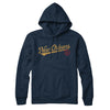 New Orleans Vintage Script Hoodie-Navy Blue-Allegiant Goods Co. Vintage Sports Apparel