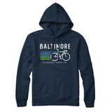 Baltimore Cycling Hoodie-Allegiant Goods Co. Vintage Sports Apparel