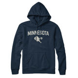 Minnesota Pickleball Hoodie-Navy Blue-Allegiant Goods Co. Vintage Sports Apparel