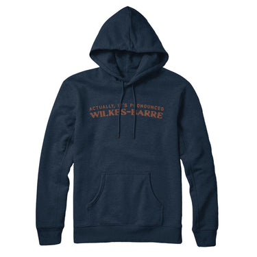 Actually It's Pronounced Wilkes-Barre in Navy Blue Color