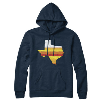 Houston Baseball Hoodie-Navy Blue-Allegiant Goods Co. Vintage Sports Apparel