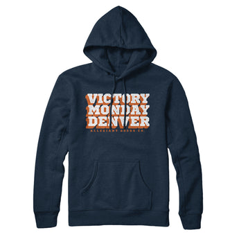 Victory Monday Denver Hoodie-Allegiant Goods Co. Vintage Sports Apparel