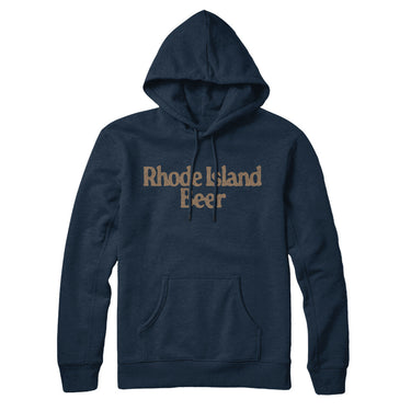 Rhode Island Beer Hoodie-Allegiant Goods Co. Vintage Sports Apparel