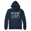 Alaska Cycling Hoodie-Navy Blue-Allegiant Goods Co. Vintage Sports Apparel