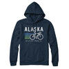 Alaska Cycling Hoodie-Navy Blue-Allegiant Goods Co. Vintage Sports Apparel