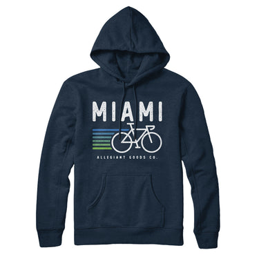 Miami Cycling Hoodie-Allegiant Goods Co. Vintage Sports Apparel