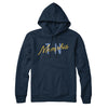 Memphis Tn Overprinted Hoodie-Navy Blue-Allegiant Goods Co. Vintage Sports Apparel