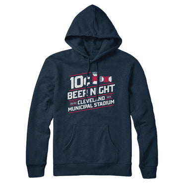 10 Cent Beer Night Hoodie-Allegiant Goods Co. Vintage Sports Apparel