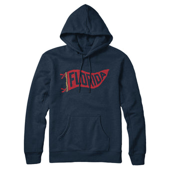 Florida Pennant Hoodie-Allegiant Goods Co. Vintage Sports Apparel