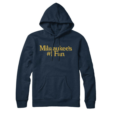 Milwaukee's Number 1 Fan Hoodie-Allegiant Goods Co. Vintage Sports Apparel