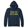 There's No Place Like San Antonio Hoodie-Navy Blue-Allegiant Goods Co. Vintage Sports Apparel