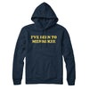 I've Been To Milwaukee Hoodie-Navy Blue-Allegiant Goods Co. Vintage Sports Apparel