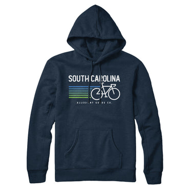 South Carolina Cycling Hoodie-Allegiant Goods Co. Vintage Sports Apparel