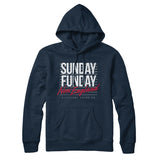 Sunday Funday New England Hoodie-Allegiant Goods Co. Vintage Sports Apparel