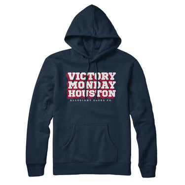 Victory Monday Houston Hoodie-Allegiant Goods Co. Vintage Sports Apparel
