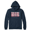 Victory Monday Houston Hoodie-Navy Blue-Allegiant Goods Co. Vintage Sports Apparel
