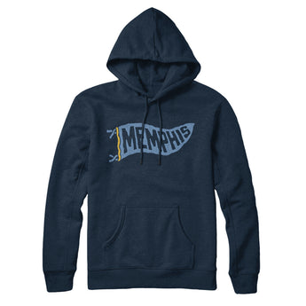 Memphis Pennant Hoodie-Allegiant Goods Co. Vintage Sports Apparel
