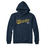 Milwaukee Vintage Script Hoodie-Allegiant Goods Co. Vintage Sports Apparel
