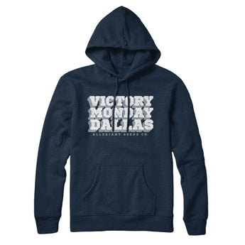 Victory Monday Dallas Hoodie-Allegiant Goods Co. Vintage Sports Apparel